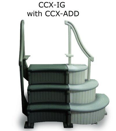 Confer Curve Add-On Piece (for use with both CCX-AG & CCX-IG Drop-In Steps)